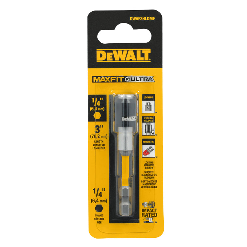 DEWALT DWAF3HLDMF 3" MAXFIT Bit Holder Magnetic Locking