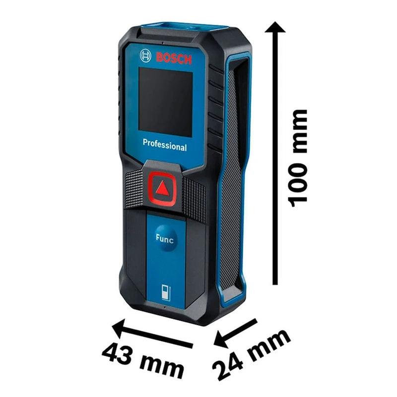 BOSCH GLM 30-23 Laser Range Finder Double Button High Precision Lightweight Modern Screen Measurement Without Battery