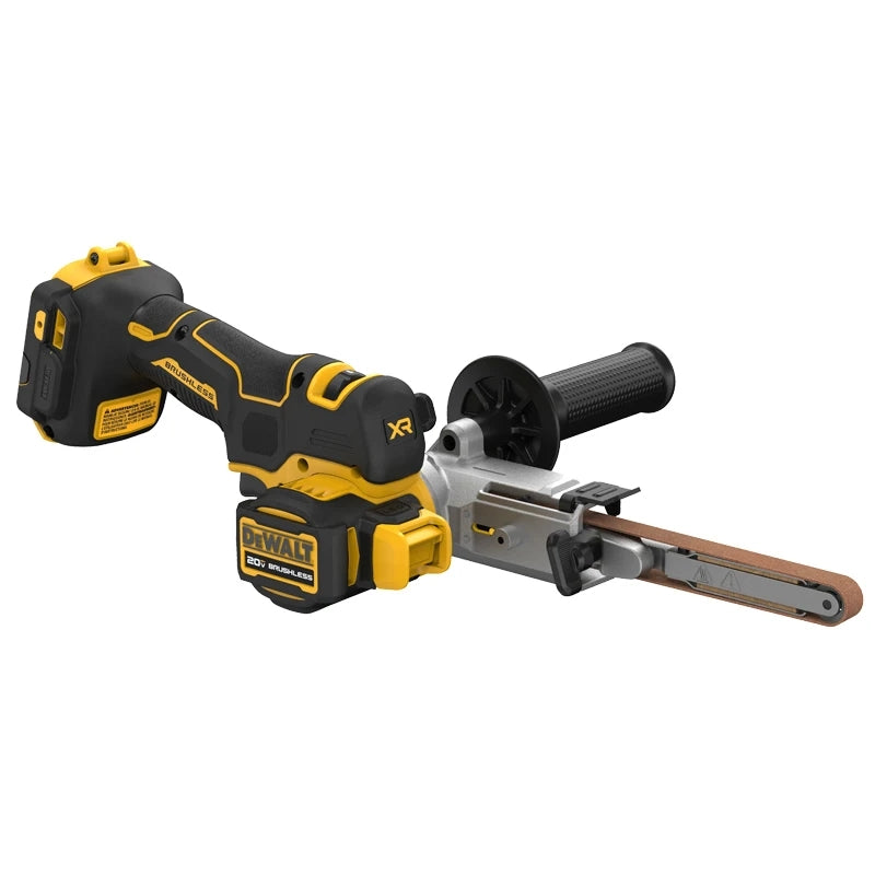 DEWALT DCM200 Sander 20V Bandfile 18inch Brushless Cordless Belt 104° Rotating Contact ARM 700 MWO Power Grinding Tool Body Only