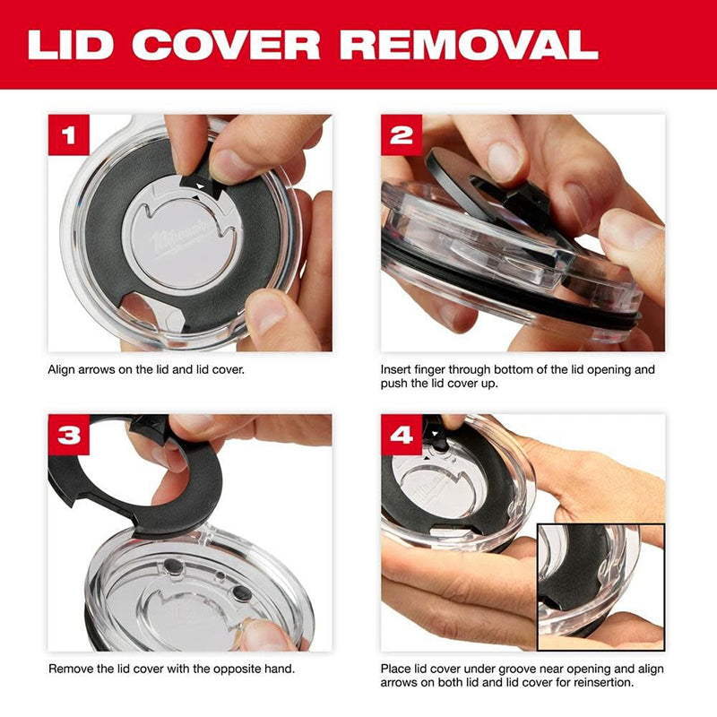 Milwaukee 48-22-8393B PACKOUT Tumbler Black 30oz