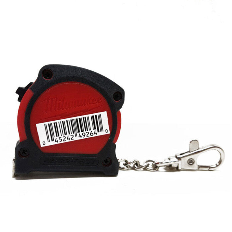 Milwaukee 48-22-5507 Mini Tape Measure 2M Keychain Portable Decorate Indoor Outdoor Measurement Tool