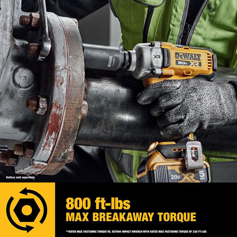 DEWALT DCF892 20V Brushless Electric Impact Wrench 1/2 Inch Three-speed Torque Adjustment LED Light Bare Tool Upgraded Version of DCF894