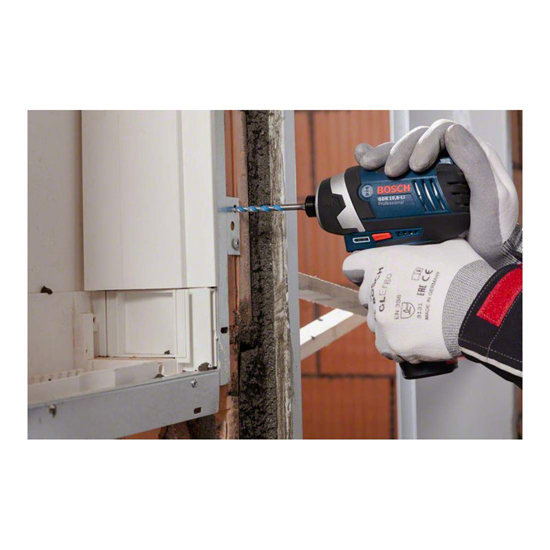 Bosch 2608900585 Hexagon Shank Drill Bit 4/5/6/6/8mm 5Pcs Tile Wood/Glass/Ceramic/Cement /Alloy Punching Triangle Drill Bits