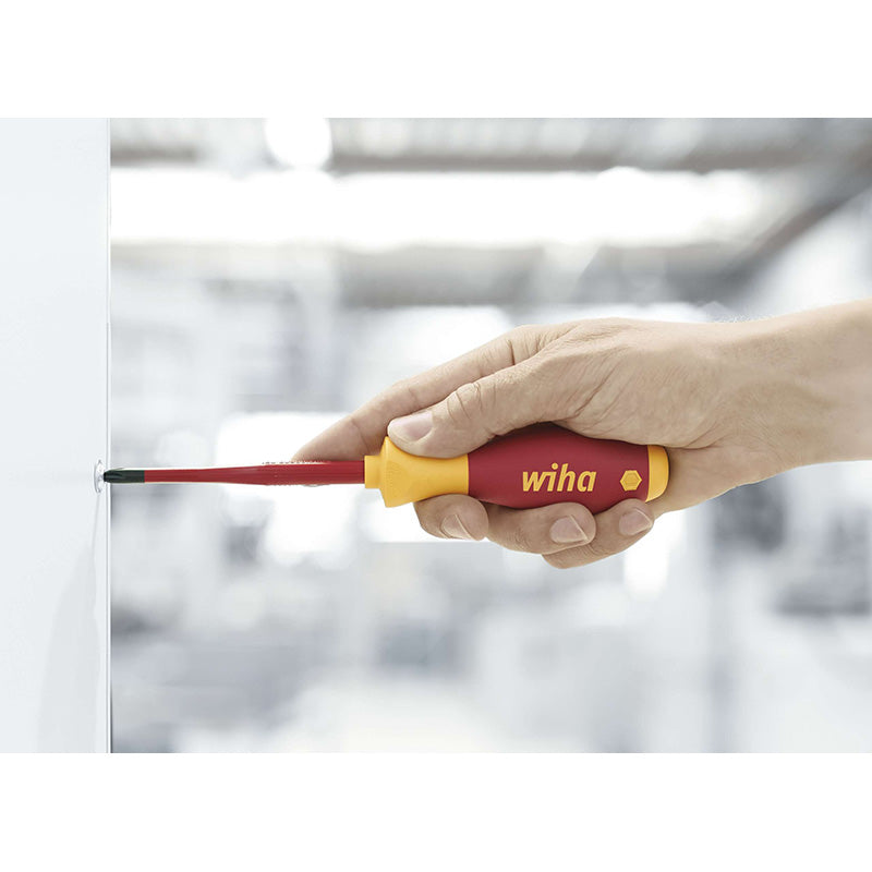 Wiha 1000V VDE Screwdriver SoftFinish Electric SlimFix Phillips Slotted PH1 PH2