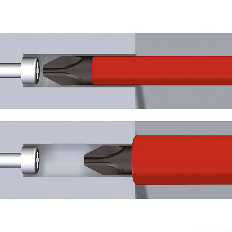 Wiha 35390 VDE SoftFinish Electric SlimFix Slotted Screwdriver Blade 4.0mm