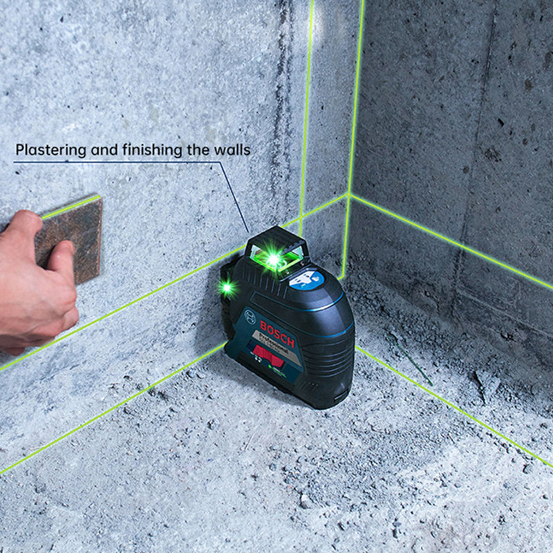 Bosch GLL3-60XG Green 12Lines Laser Level Projection Cross Marking Line Vertical Horizontal Measuring Tool Indoor Outdoor Level