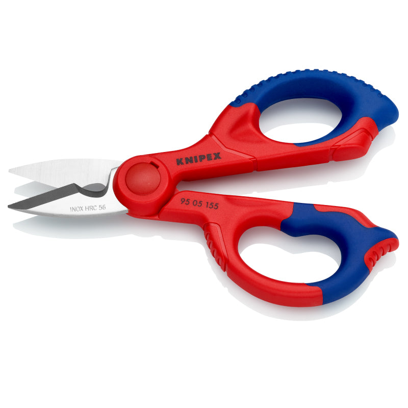 KNIPEX 95 05 155 SB Electricians' Shears Scissors 155 mm 6.1 " Reinforced Fiberglass