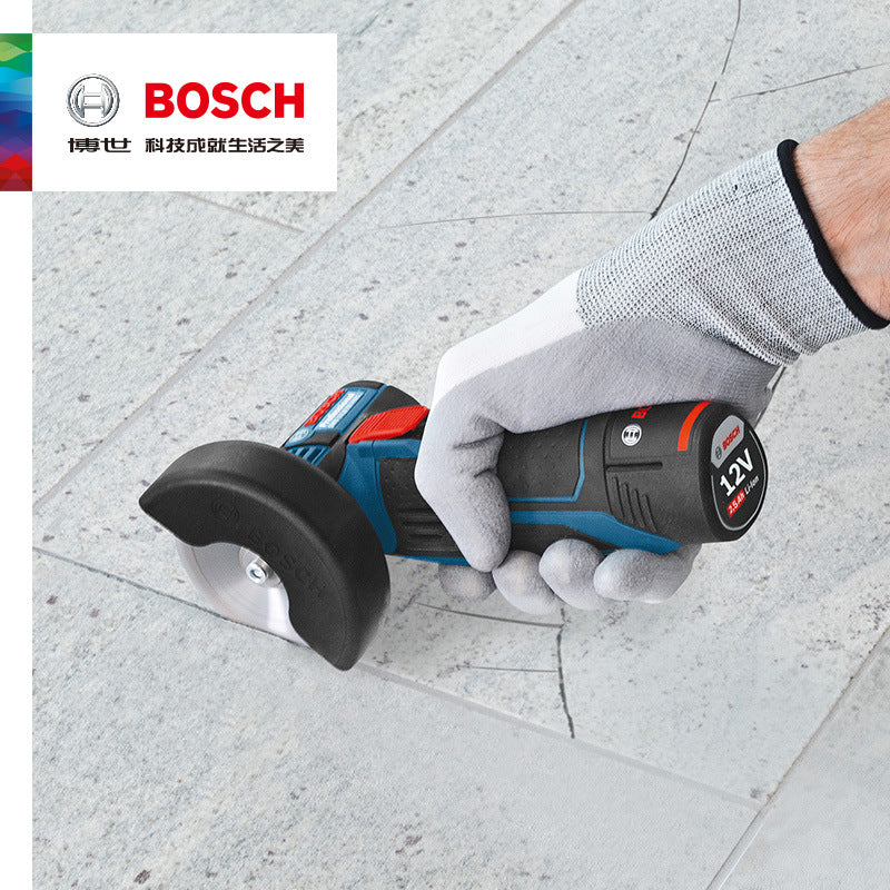 Bosch GWS12V-76 Mini Angle Grinder Metal Wood Hydroelectric Plastic Pipe Tile Small Household Lithium Electric Cutting Machine