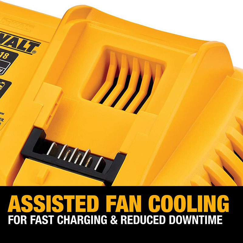 DEWALT DCB118 Rapid Charger FLEXVOLT 18V 20V 60V MAX Charge Internal Fan Cooled Lithium Battery Fast Charger