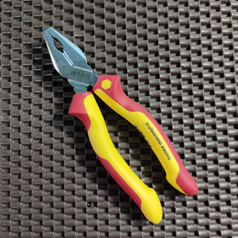 Wiha 26708 Chrome Plated Combination Plier 1000V VDE Insulated Wire Cutters 180mm Germany