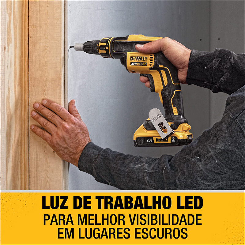 DEWALT XR Drywall Screw Gun With Collated Attachment DCF620 DCF6202 Brushless 360 Degree Rotation Nail Gun Bare Tool