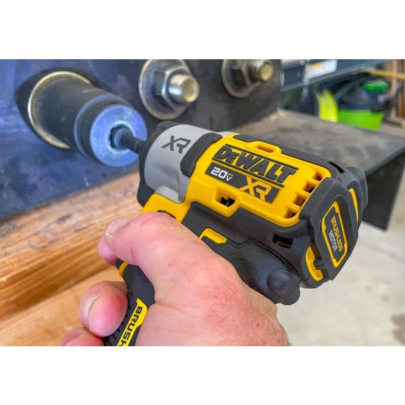 DEWALT DCF845 Impact Driver 20V XR 3-Speed 1/4in Cordless Brushless 1825 in-lbs Large Diameter Screw Electric Wrench Bare Tool