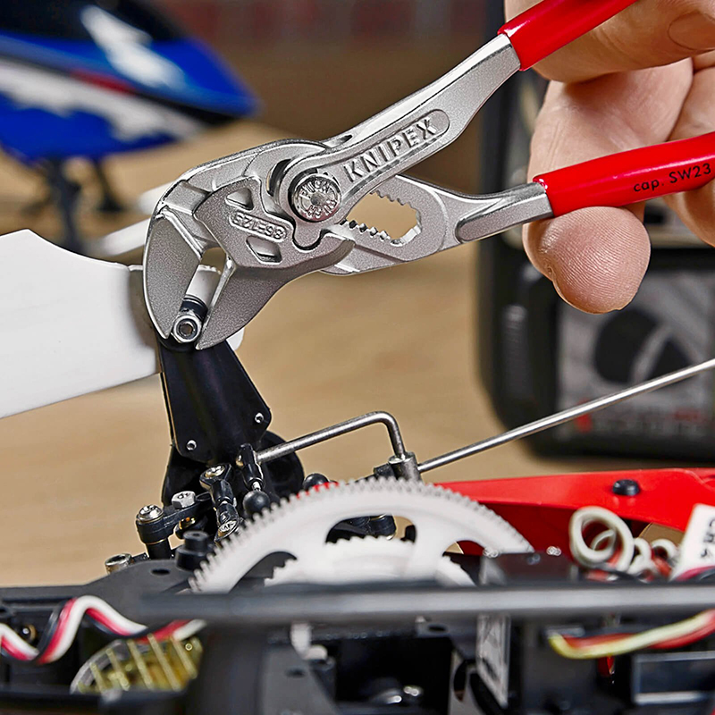 KNIPEX 86 03 125 5-Polegada Mini Alicate Chave Agarrando Segurando Pressionando Aplicações de Dobra Alicate de Tubulação de Água de Alta Dureza