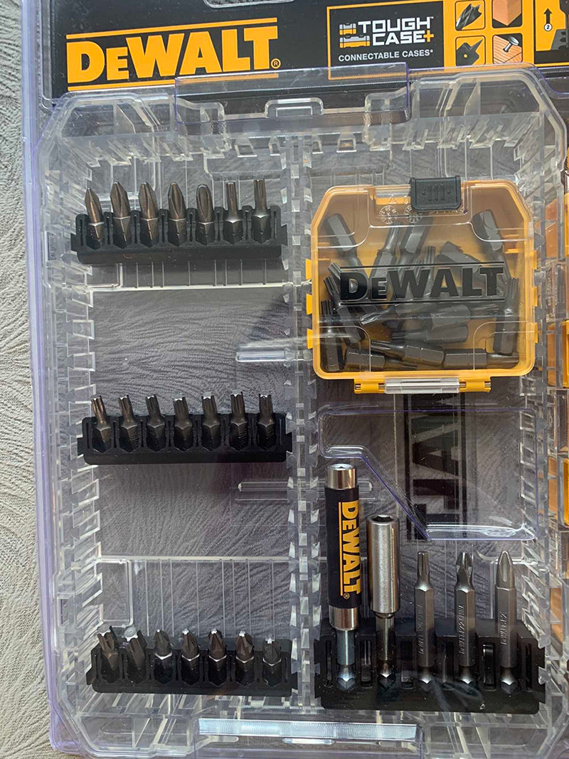 DEWALT DT70758 Twist Drill Driver Bit Set 57Pcs Metal Wood Drill Multi-function Electric Screwdriver Bits Power Tool Accessories