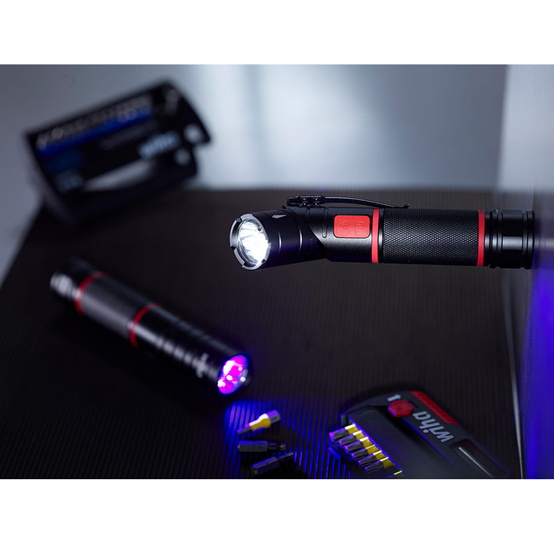 Wiha 41286 Flashlight With LED Laser UV Bubble Wrap Packaging