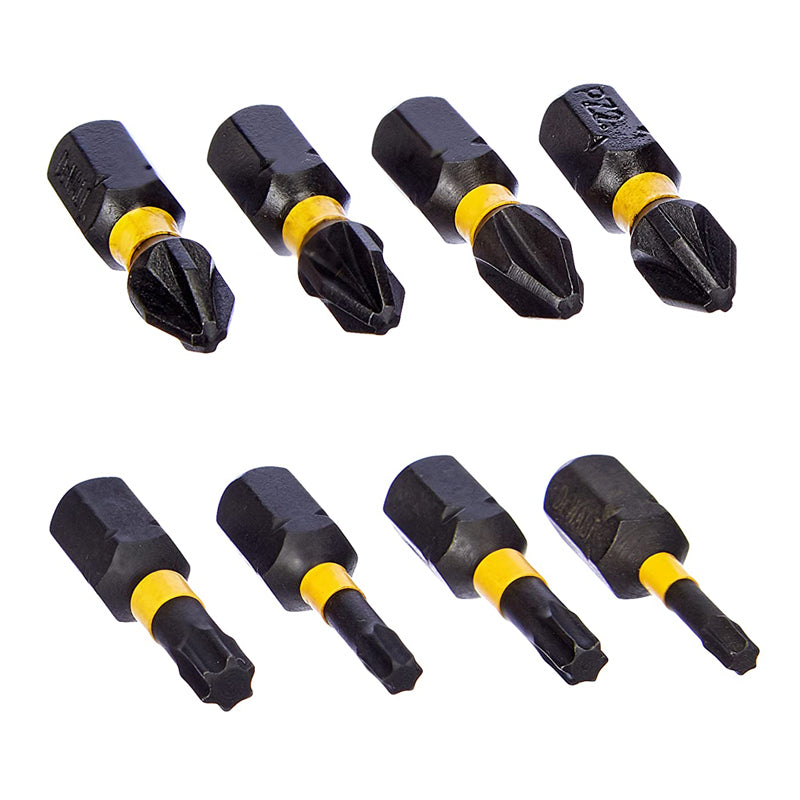 DEWALT DT71517T Right Angle Adapter Torsion Drill Attachment Hex Shank Drill Bit Flexible Torsion Zone With 10Pcs Bits