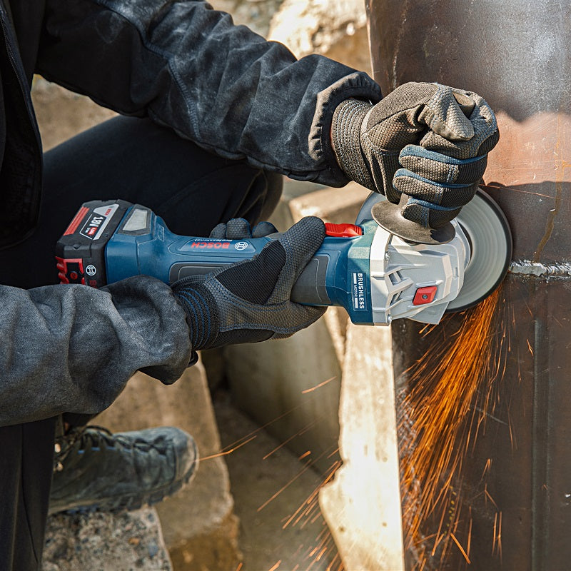 Bosch GWS180-LI Rechargeable Brushless Angle Grinder Cordless Portable 18V Grinding Cutting Machine Polisher Bare Tool