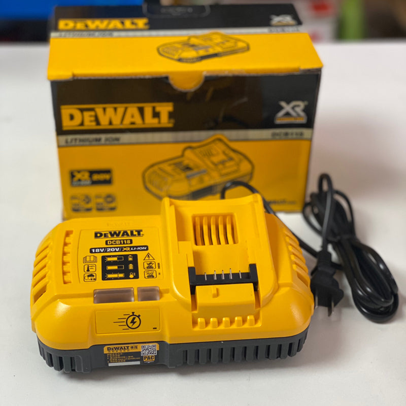 DEWALT DCB118 Rapid Charger FLEXVOLT 18V 20V 60V MAX Charge Internal Fan Cooled Lithium Battery Fast Charger