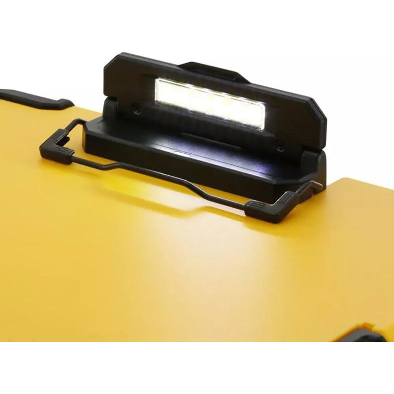 DEWALT DWST82732-1 TSTAK Clipboard Organiser LED Light Internal Pouch Metal Clip Portable Multifunctional Convenient Writing
