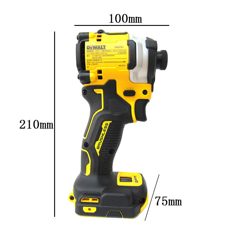 DEWALT DCF850 20V Impact Drill Brushless Motor 205Nm Variable Speed Lithium Battery Electric Screwdriver Woodworking Driver Tool Only