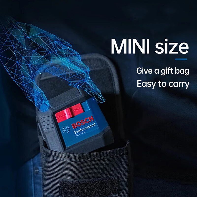 BOSCH GLL50G Green Laser Level 2line 15m Max 1/4in IP55 Small & Compact Portable Marking Instrument Bare Tool