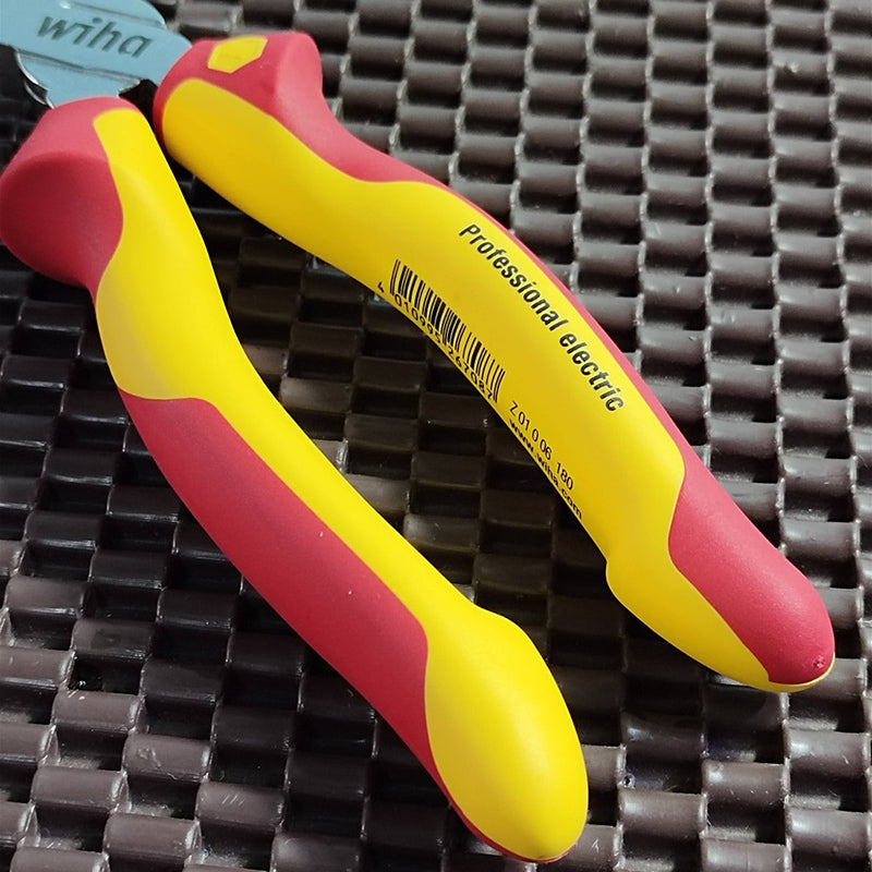 Wiha 26708 Chrome Plated Combination Plier 1000V VDE Insulated Wire Cutters 180mm Germany