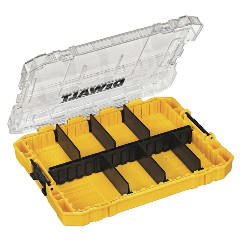 DEWALT DWAN2190 Large Tough Case 220*170*32MM Internal Partition Detachable Parts Drill Bit Hand Tool Accessories Storage Box