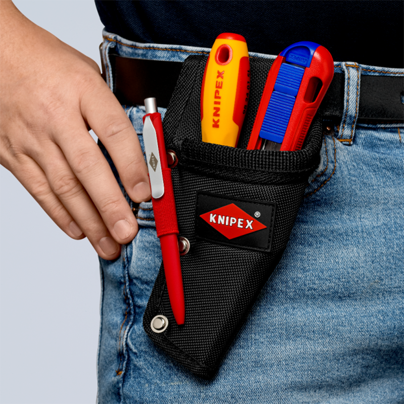 KNIPEX 00 19 75 LE Multi-purpose Belt Pouch Ideal Form for The Angled Electricians' Shears 95 05 20 SB