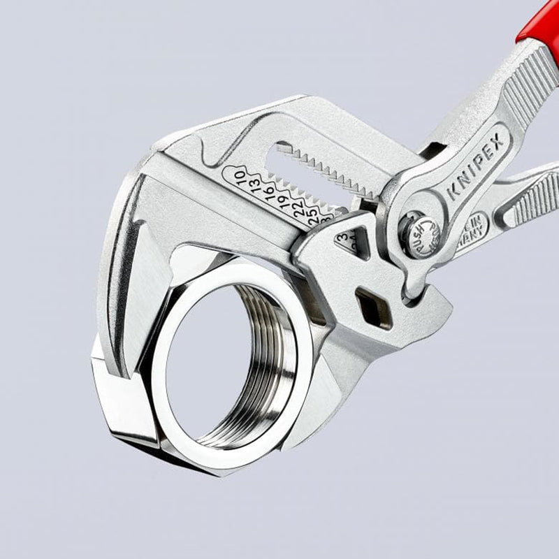 KNIPEX 86 03 180 Pliers Wrench Chrome Plated