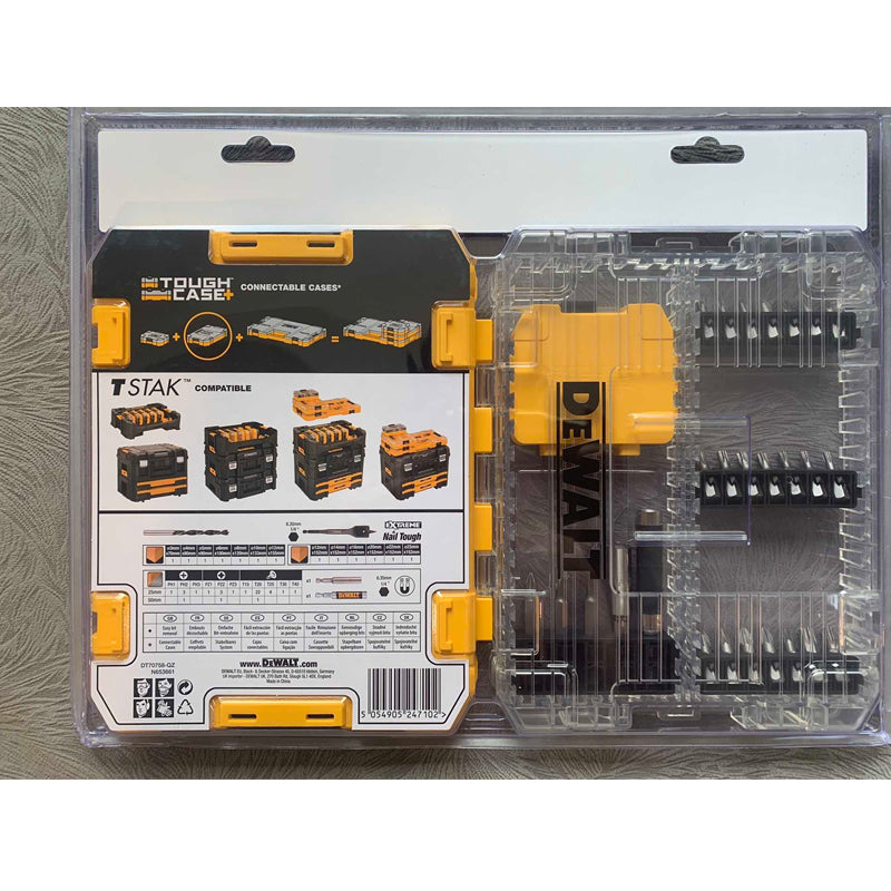 DEWALT DT70758 Twist Drill Driver Bit Set 57Pcs Metal Wood Drill Multi-function Electric Screwdriver Bits Power Tool Accessories