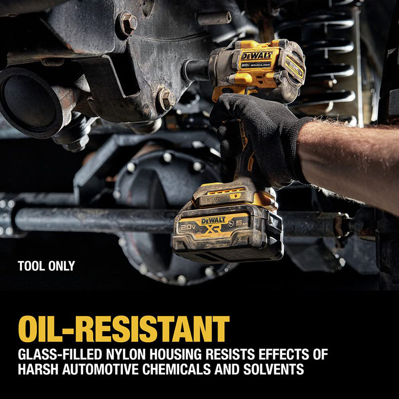 DEWALT DCF922 ATOMIC 20V MAX 1/2 pol. Chave de impacto sem fio, velocidade variável, chave elétrica com pino de retenção, ferramenta nua