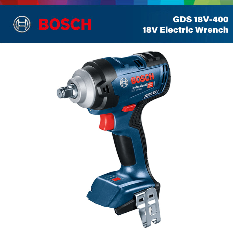 Bosch GDS18V-400 Impact Wrench Professional 18V 400N.m Brushless Electric Cordless Wrench Without Battery