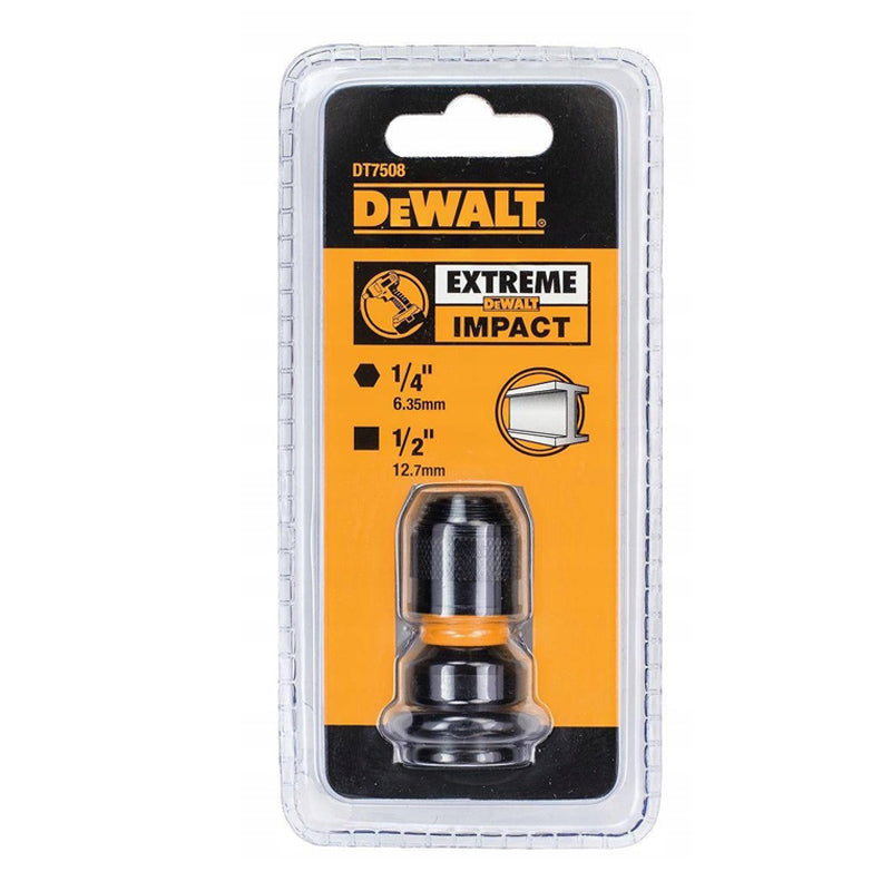 DEWALT DT7508-QZ Impact Adapter Shockproof Electric Wrench Adaptor 1/4" Hex to 1/2" For DCF880 DCF922 DCF892 DCF894