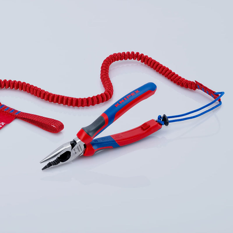 KNIPEX 00 62 10 TR TetheredTool Clips Red 10 Pieces