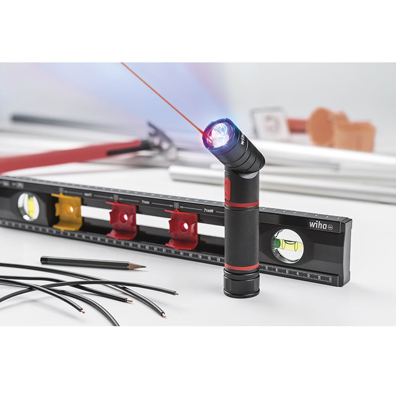 Wiha 41286 Flashlight With LED Laser UV Bubble Wrap Packaging
