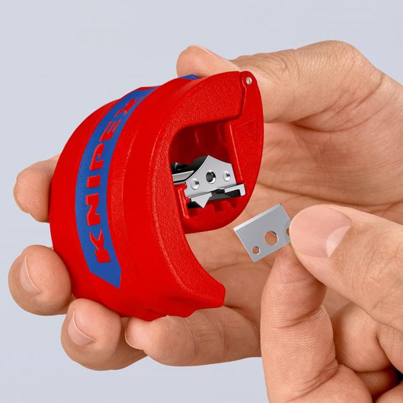 KNIPEX 90 22 10 BK BiX Cutter for Plastic Pipes and Sealing Sleeves