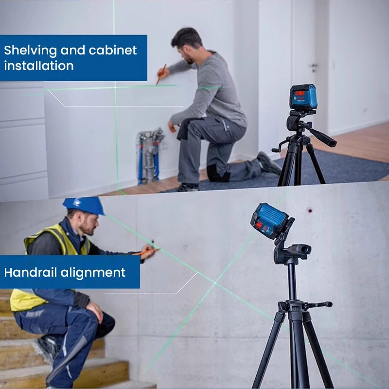 BOSCH GLL50G Green Laser Level 2line 15m Max 1/4in IP55 Small & Compact Portable Marking Instrument Bare Tool