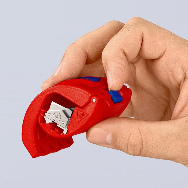 KNIPEX 90 22 10 BK BiX Cutter for Plastic Pipes and Sealing Sleeves