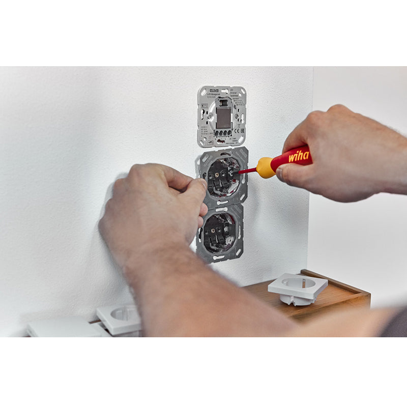 Wiha 45296 PocketMax VDE Screwdriver with Bit Magazine SlimBit Electric