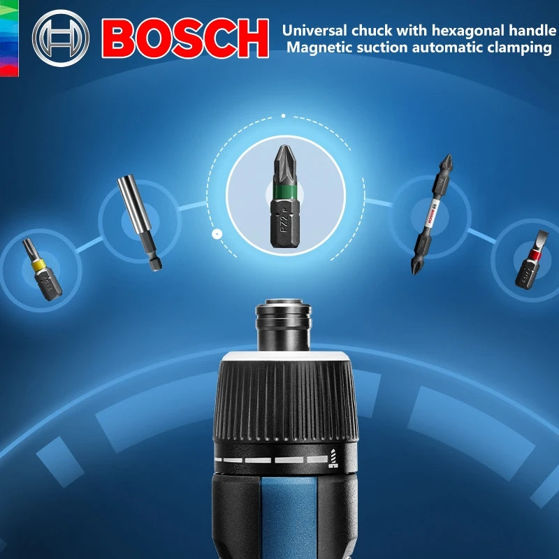 Bosch GO3 New Smart Mini Rechargeable Screwdriver 3.6V Use Press Type Internal Electricity With USB Charging Cable Screw