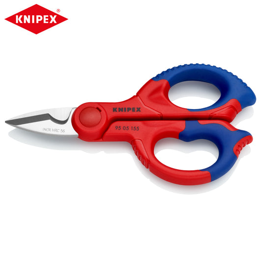 KNIPEX 95 05 155 SB Electricians' Shears Scissors 155 mm 6.1 " Reinforced Fiberglass