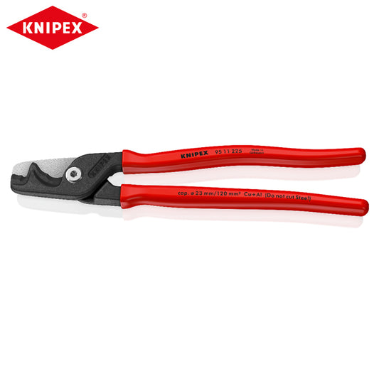 KNIPEX 95 11 225 StepCut XL Cable Shears with Step Cut Wire Cutter