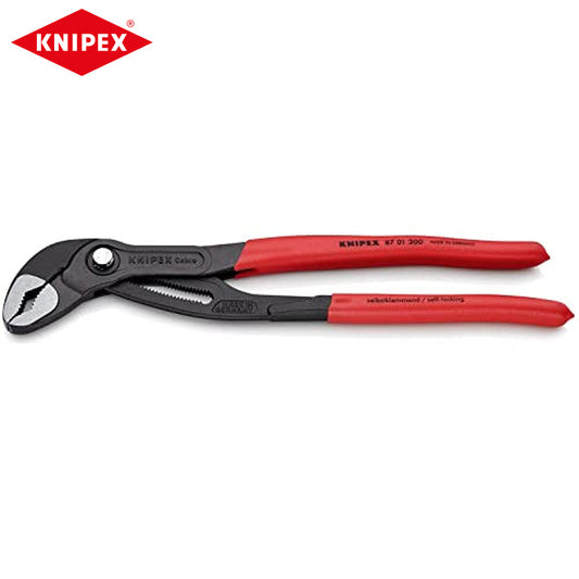 KNIPEX 87 01 300 Cobra High-Tech Water Pump Pliers 300mm 8701300 Self-locking