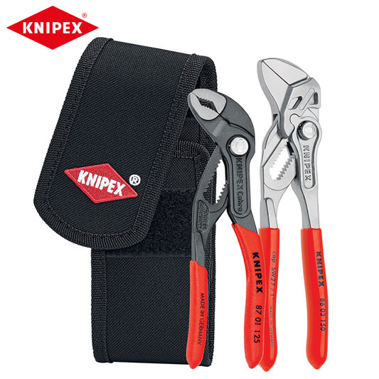 KNIPEX Tools 00 20 72 V01 Mini Pliers in Belt Pouch 1 x 86 03 150, 1 x 87 01 125