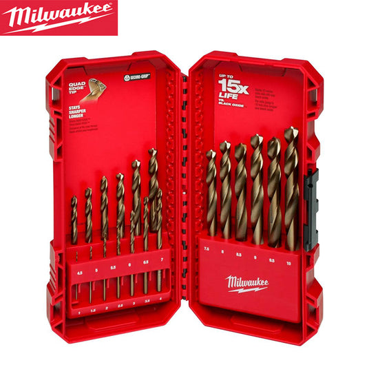 Milwaukee 48-89-2530 RED HELIX Cobalt Metric Drill Bit Set 19PC