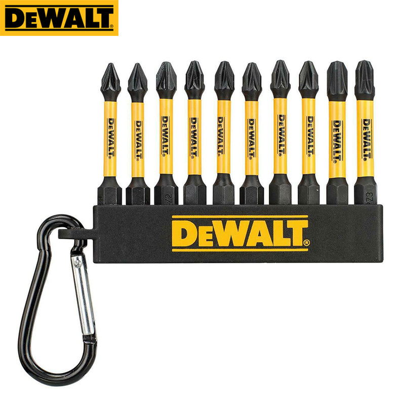 DEWALT DT7274 57mm Pozi Phillips High Impact Screwdriver Bit Set PZ2 PZ3 PH2