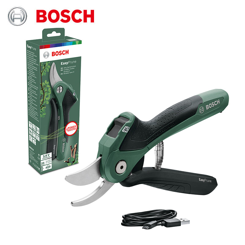 Bosch EasyPrune Cordless Strainer Scissors 3.6V Lithium Battery Technology Support Freedom Portable Garden Shears