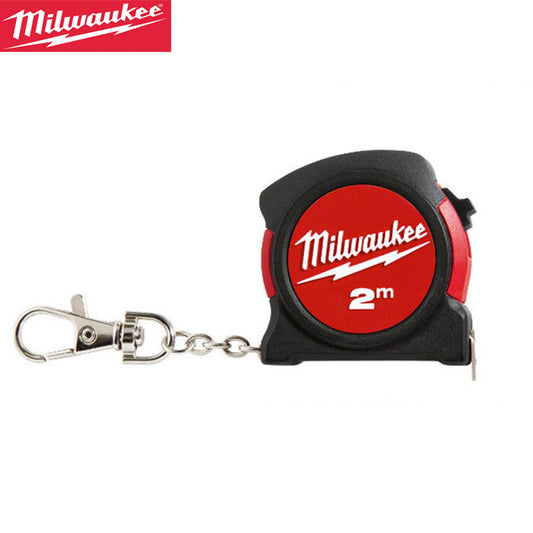 Milwaukee 48-22-5507 Mini Tape Measure 2M Keychain Portable Decorate Indoor Outdoor Measurement Tool