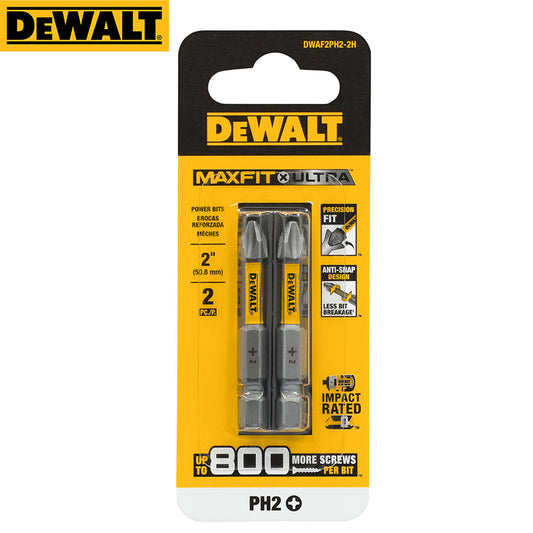 DEWALT DWAF2PH2-2H MAXFIT ULTRA 2IN Phillips #2 2PK Electric Screwdriver Bits