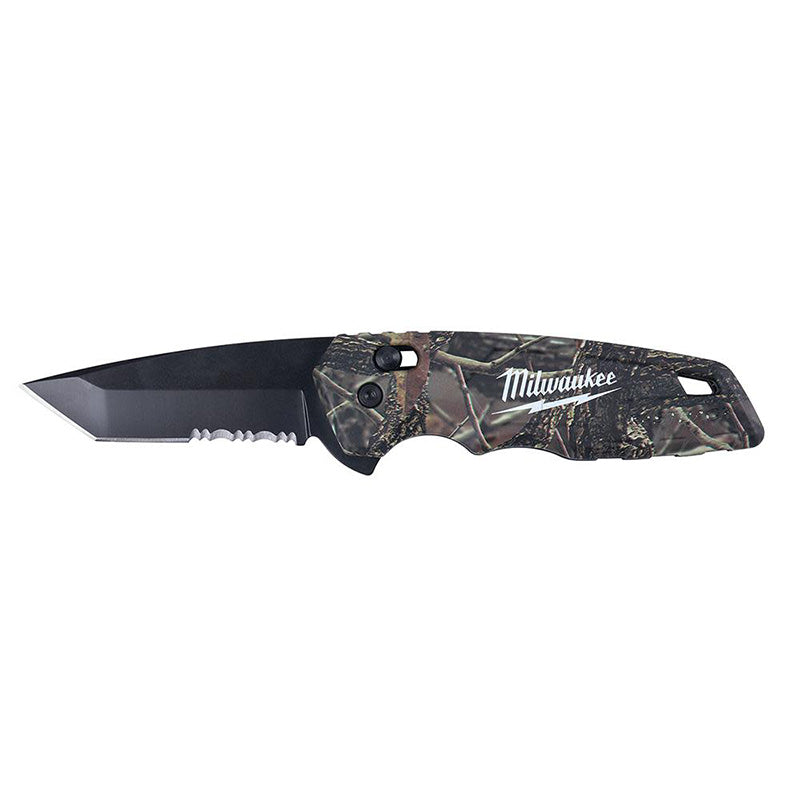 Milwaukee 48-22-1535 Folding Knife FASTBACK Camo Spring Assisted Camouflage Outdoors Multi-function Portable Mini Knife